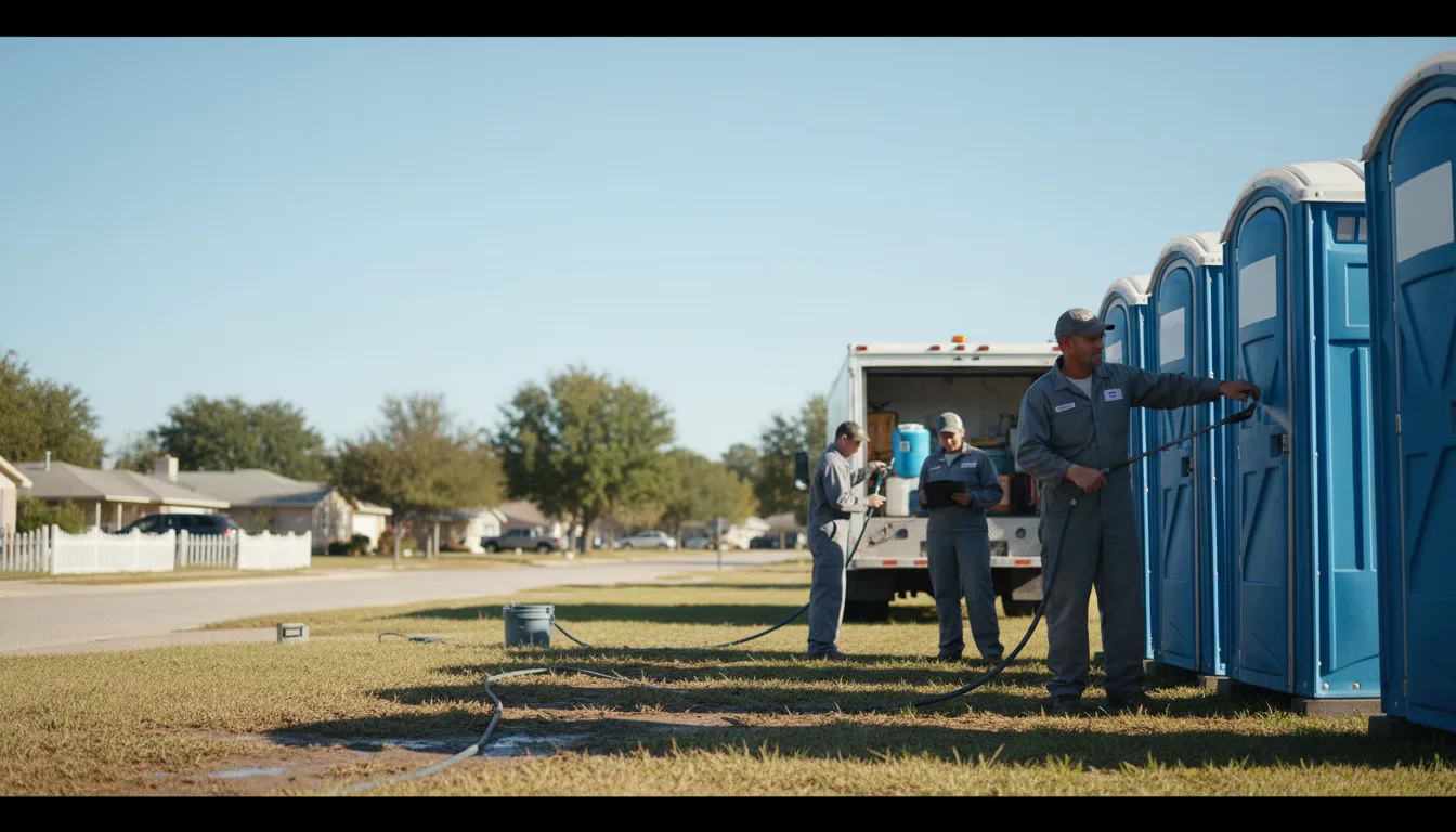 Long-Term Portable Toilet Rental in Groveoak, AL near me